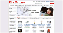 Desktop Screenshot of bizbulbs.com